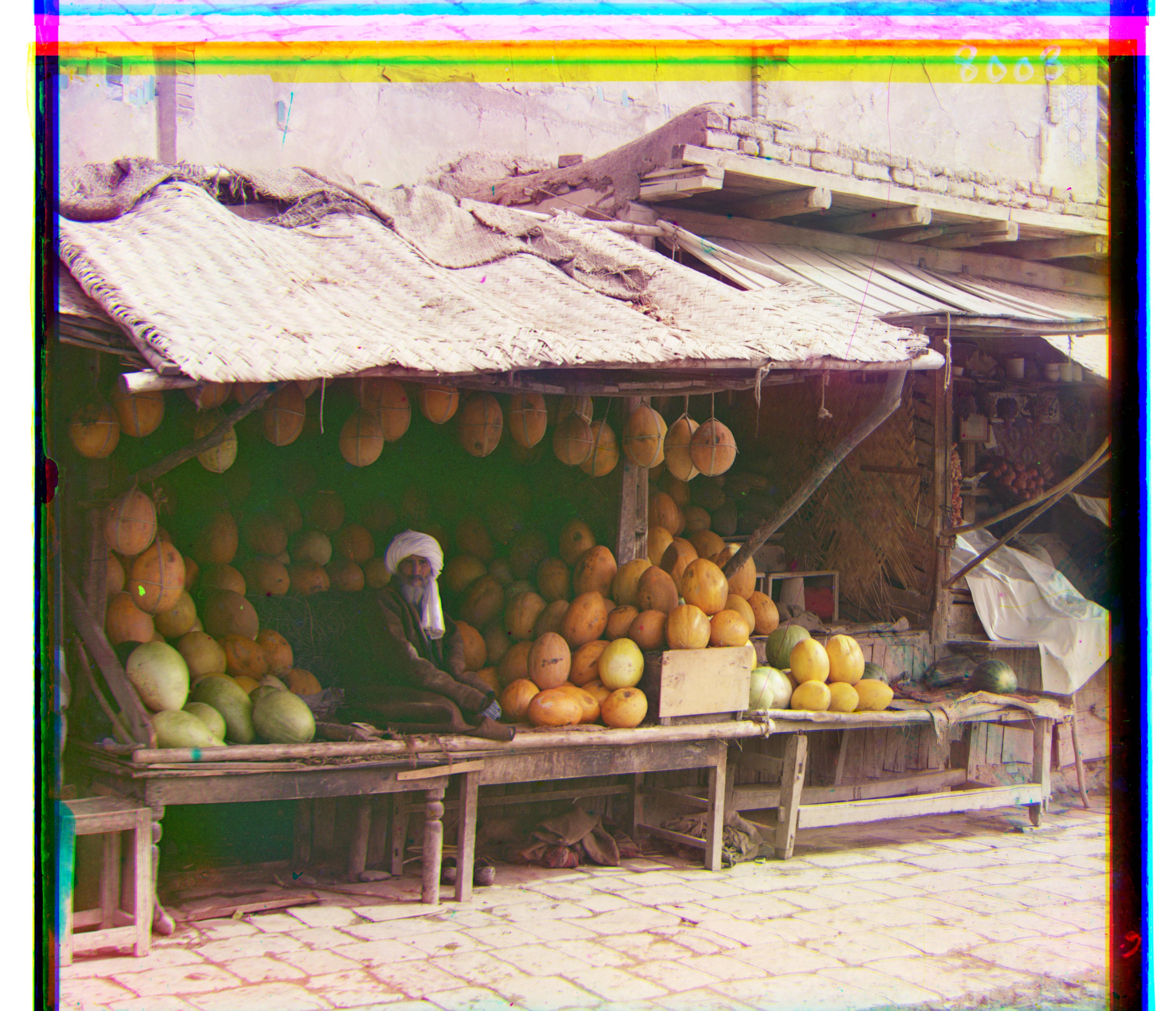 melons after pyramid alignment