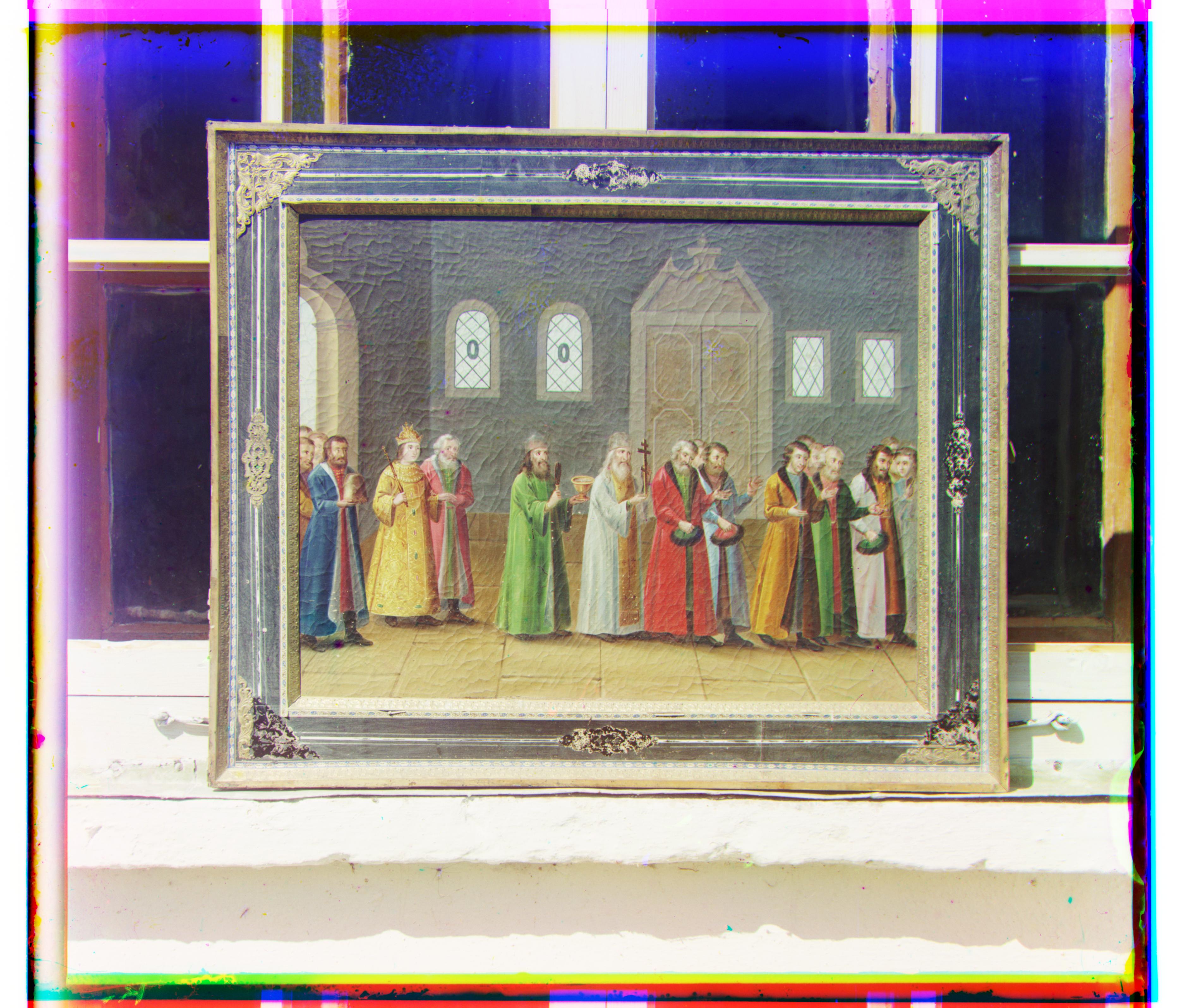 religous painting after pyramid alignment