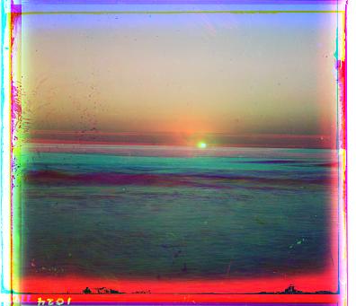 sunset after pyramid alignment